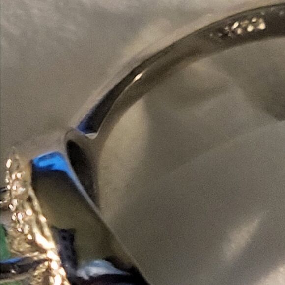 Elite New .925 Sterling Silver Sapphire & AAA Grade Australian CZ Ring Size 8 - Picture 10 of 11